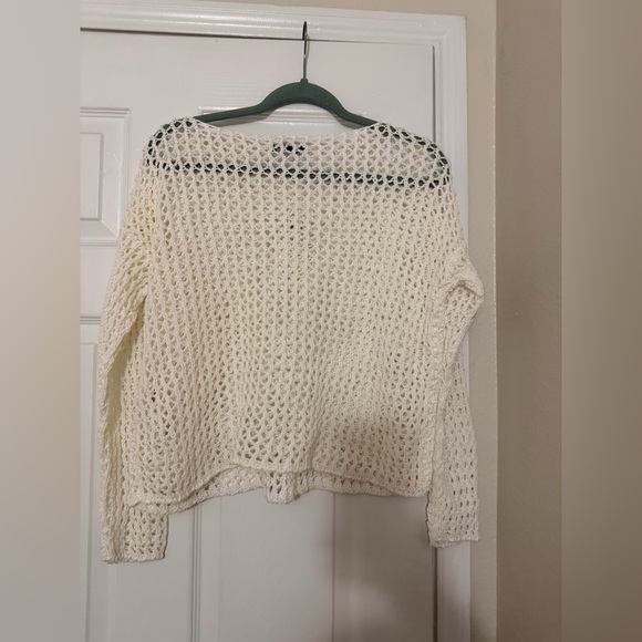 Eileen Fisher Peruvian Organic Cotton Cord Bateau Neck Top - Picture 5 of 14